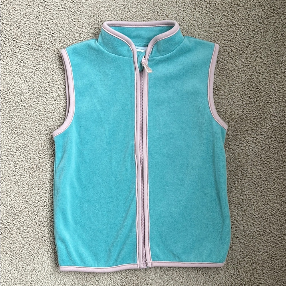 Carters’s Aqua Fleece Vest, 4T